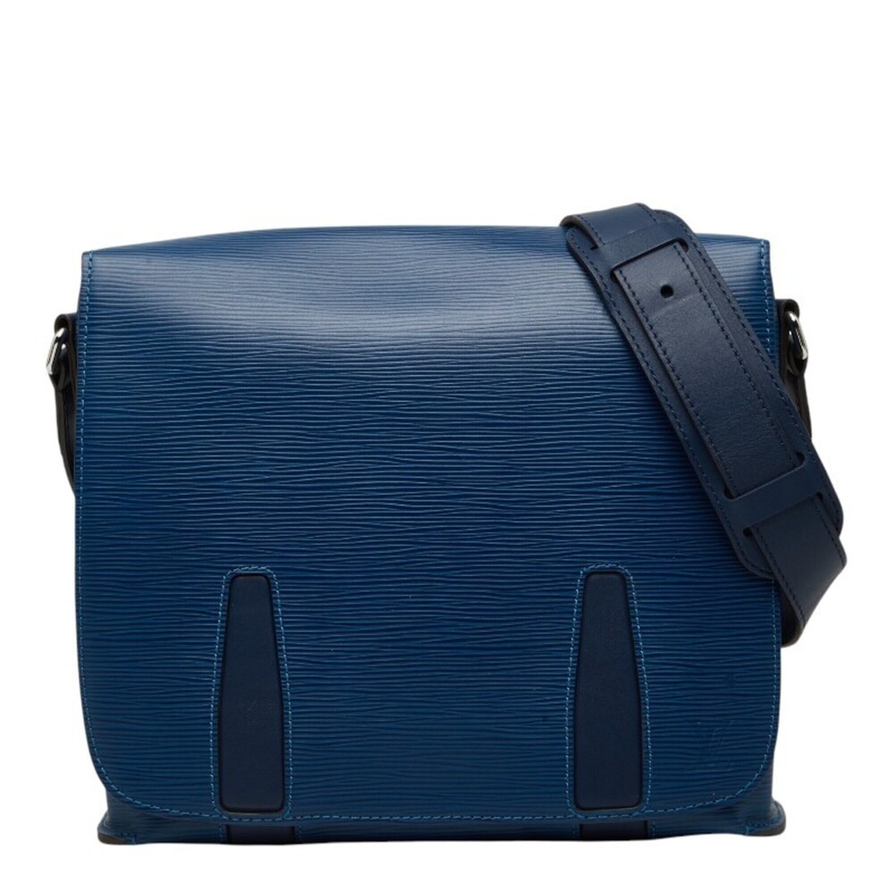 Louis Vuitton Epi Harrington Messenger PM Shoulder Bag M53407 Blue Azur Leath... - Picture 1 of 12